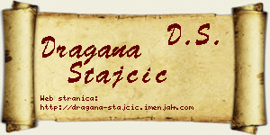 Dragana Stajčić vizit kartica